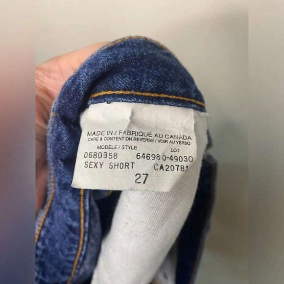 Vintage Tommy Hilfiger Denim Shorts 100% Cotton - Picture 3 of 5